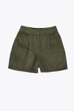 SZORTY WYSOKI STAN PJ8 NG3__S TOPSHOP KRÓTKIE SPODENKI SZTRUKSOWE KHAKI