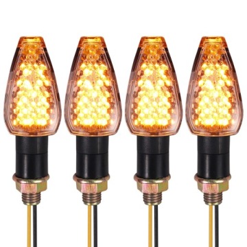 4x СВЕТОДИОДНЫЕ ДИСПЛЕИ С УПРАВЛЕНИЕМ MOTORCYCLE QUAD ATV SKUTER 14 LED 12V M10