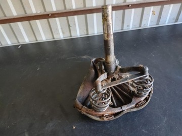 STARY ZABYTKOWY POLSKI ROWER PRL SIEDZENIE LOGO