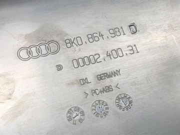 TUNEL ŚRODKOWY AUDI A4 B8 07-15