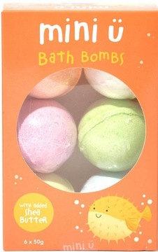 Шипучие бомбочки для ванны детские MINI-U 6 шт.