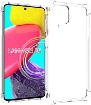 Etui case obudowa Samsung Galaxy M53 przezroczysty
