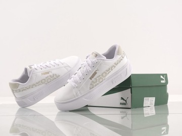 PUMA SMASH PLATFORM V3 LASER nowe buty damskie sneakersy 39/25cm