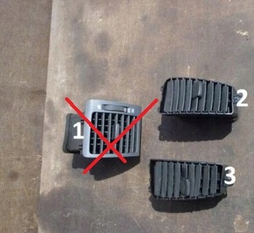 KIA SORENTO 02- MŘÍŽKA VSTUP VZDUCHU VENTILACE