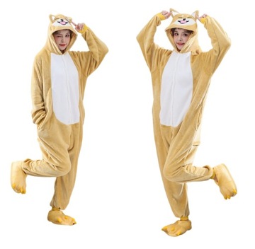 PIES AKITA SHIBA Piesek Przebranie PIŻAMA Kigurumi Onesie S 146-154 cm