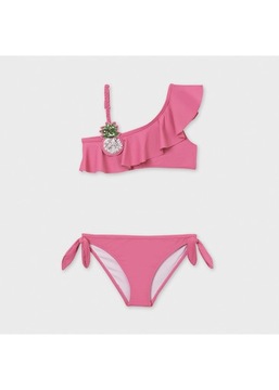 MAYORAL Bikini asymetryczne z falbanką dla dziewcz