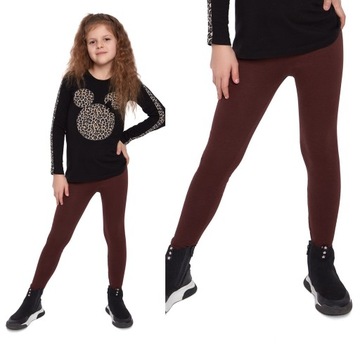Legginsy dziecięce na gumce GETRY bawełniane 128