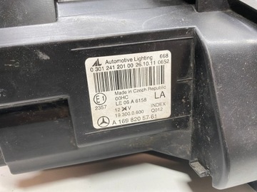 MERCEDES A TŘÍDA W169 FACELIFT SVĚTLO LEVÝ PŘEDNÍ A1698205761