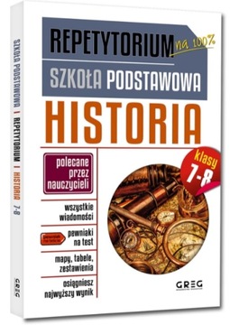 Repetytorium na 100% SP Historia klasa 7-8 GREG