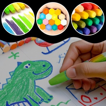 НАБОР ШКОЛЬНЫХ МЕЛКОВ 24 ШТ ДЕТСКИМ ДЛЯ ШКОЛЫ ДЛЯ РИСОВАНИЯ