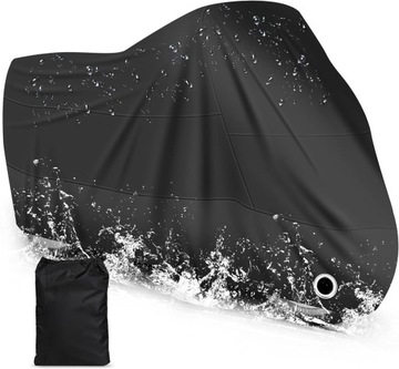 POKROWIEC NA ROWER SKUTER MOTOCYKL WODOODPORNA PLANDEKA 190T 125*90*245 CM