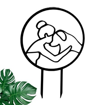 Опоры для цветов, растений, опора для перголы LOVE DOGS L 40см