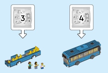 LEGO City 60335 Автобус Сэм 60336 60154 60329 НОВЫЙ