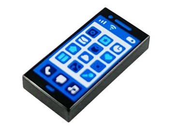 LEGO 3069bpb0867 1x2 TILE SMARTFON TELEFON (1g)