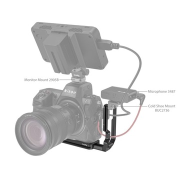 L-образный кронштейн, быстросъемная угловая пластина Smallrig для Nikon Z8 ARCA SWISS