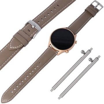 PASEK SKÓRZANY DO SAMSUNG GALAXY WATCH 4 5 ACTIVE 2 40/42/44/46/45 KOLORY