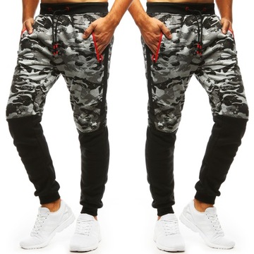 SPODNIE MĘSKIE DRESOWE JOGGERY roz. XL