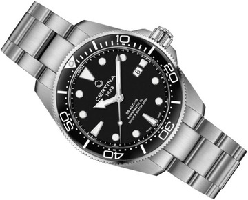 ZEGAREK CERTINA DS ACTION PROFESJONALNY DIVER POWERMATIC 80 LUMINOVA +BOX