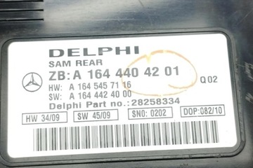 MODUL POHODĚ MERCEDES-BENZ M (W164) A1644404201 3.0L DIESEL 155KW 2010