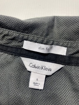 CALVIN KLEIN SLIM FIT POLO ORYGINALNY czarny T SHIRT rozmiar S