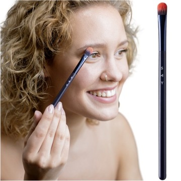 PĘDZEL DO CIENI 05 makijaż oczu SYNTETYCZNE Włosie mały Pędzelek MAKEUP