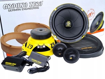 Ground Zero GZIC 165.2SPL BMW E46 седан передняя часть