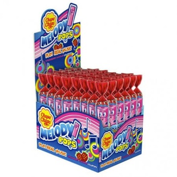 CHUPA CHUPS MELODY POPS LIZAK Z GWIZDKIEM 48 szt