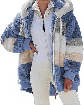 Nowa Damska kurtka polarowa dziewczęca długa ciepła pikowana kurtka wygodna