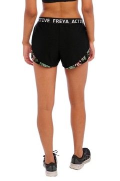 ЧЕРНЫЕ СПОРТИВНЫЕ ШОРТЫ FREYA С ЛОГОТИПОМ DDK NG8__L
