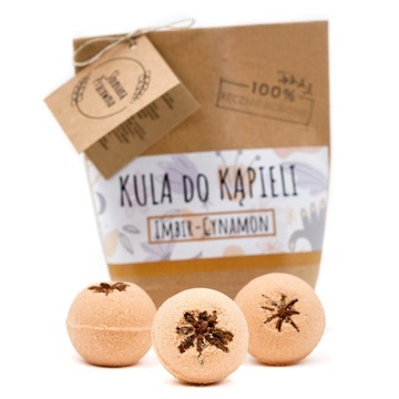 ШАРИКИ ДЛЯ ВАННЫ ПОВЯЗКА ИМБИРЬ КОРИЦА ПРИРОДА