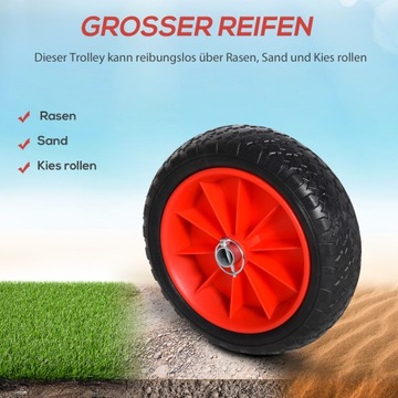 Транспортная тележка для серфинга, складная, алюминий, 45 кг, с колесами из полиуретана