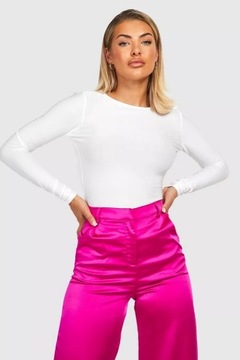 BOOHOO GŁADKIE BODY Z ODKRYTYMI PLECAMI XS