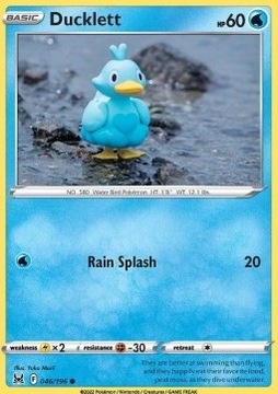 Karty Pokemon (LOR 046) Ducklett