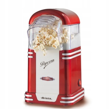 Urządzenie do popcornu Ariete 2954 Party Time 1100 W czerwone