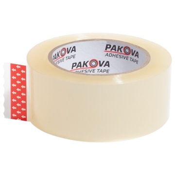TAŚMA PAKOWA klejąca 48/132y PAKOVA BEZBARWNA