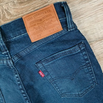 LEVI'S 512 Lot Spodnie Jeans Damskie r. W26 L30