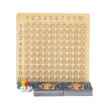 Tabliczka mnożenia Montessori Math 9x9 z