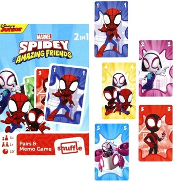 Gra karciana karty Czarny PIOTRUŚ memo SPIDEY I SUPER-KUMPLE