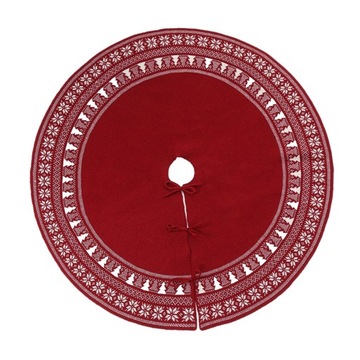 36-calowa osłona podstawy choinki Kwiat Dekoracyjny salon 92 cm Wino czerwone