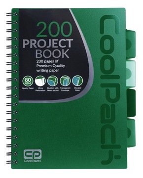 COOLPACK - KOŁOZESZYT PP - B5 GREEN