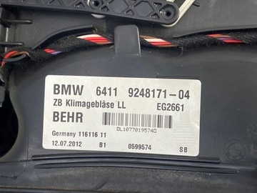 BMW 7 F01 750D 3.0D POUZDRO VENTILÁTOR DMYCHADLA RADIÁTORU 9248171