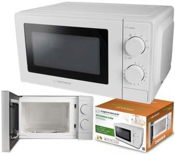 KUCHENKA MIKROFALOWA MIKROFALÓWKA WOLNOSTOJĄCA MIKROFALA ESPERANZA 700W 20L