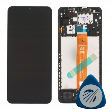 WYŚWIETLACZ LCD SAMSUNG GALAXY A12 NACHO |SM-A127| CZARNY ORYGINALNY