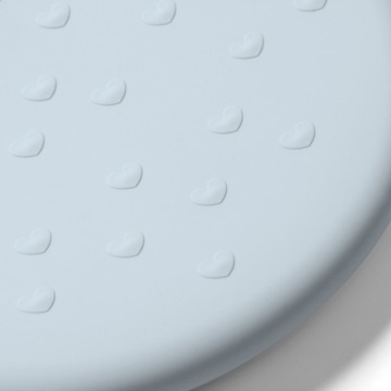 BABYONO Силиконовый нагрудник с регулируемой застежкой.