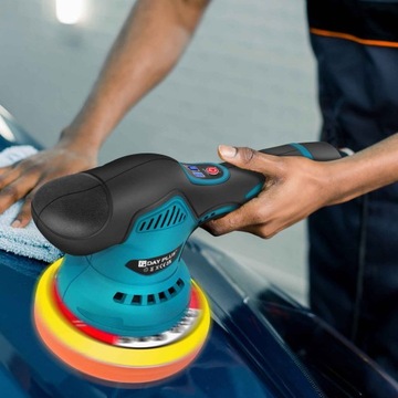 Беспроводная полировальная машинка с питанием от аккумуляторов + 2 аккумулятора 2,0 Ач.