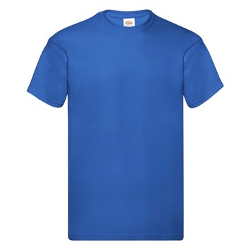 T-SHIRT KOSZULKA FRUIT OF THE LOOM royal blue M