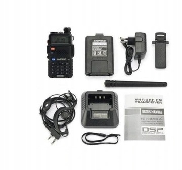 BAOFENG UV-5R 5W krótkofalówka radiotelefon 1 szt