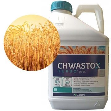 CHWASTOX TURBO 340 SL CIECH HERBICYD ZBOŻA 5L CHABER MAK PRZYTULIA