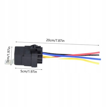 5 szt. Wodoodporny 12V 30A/40A 5-pinowy zestaw