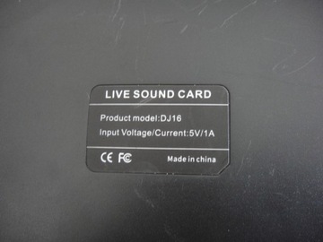 Звуковая карта DJ16 Bluetooth для караоке